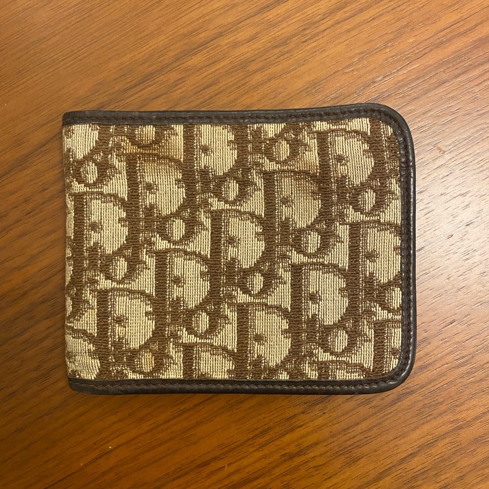 Vintage Dior Oblique Trotter Bifold Wallet